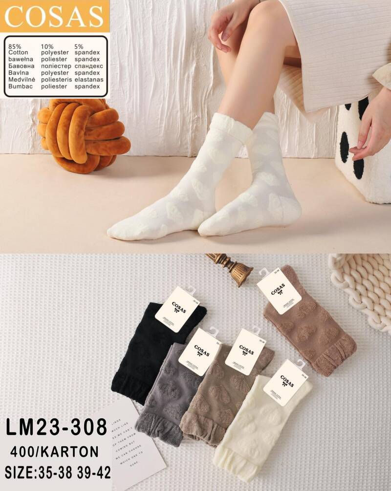 Skarpety damskie Roz 35-42, Mix kolor Paczka 40 szt 1